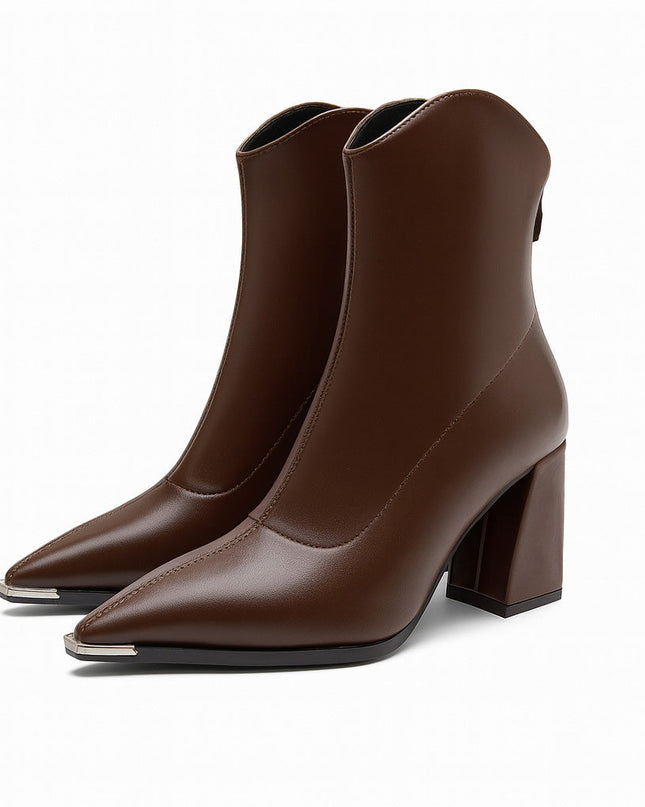 Eleanor | Women’s Spring Pointed Heel Ankle Boots