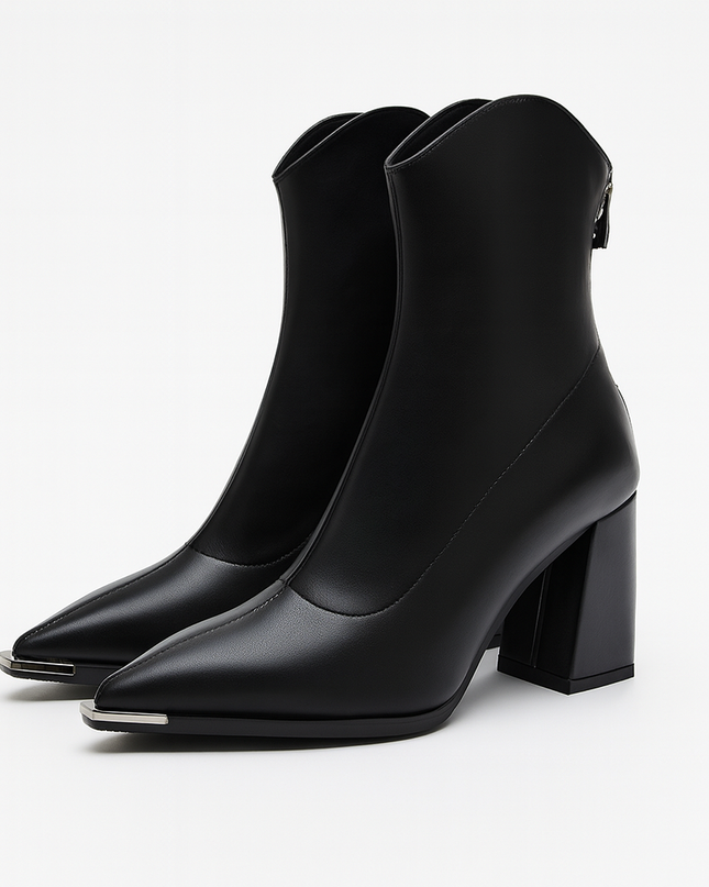 Eleanor | Women’s Spring Pointed Heel Ankle Boots