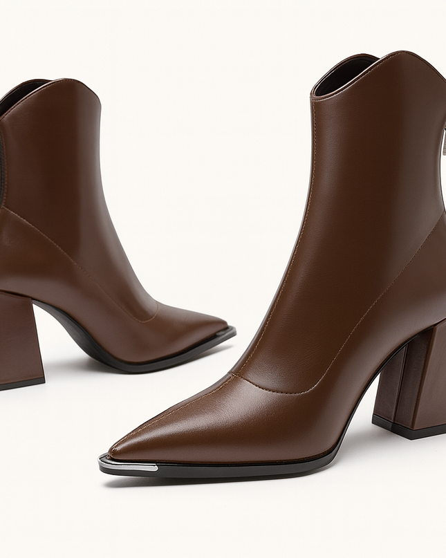 Eleanor | Women’s Spring Pointed Heel Ankle Boots
