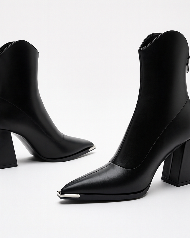 Eleanor | Women’s Spring Pointed Heel Ankle Boots