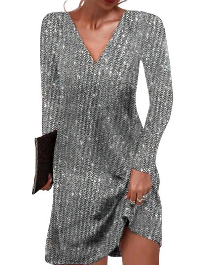 Eleanor | Women’s Elegant V-Neck Wrap Dress