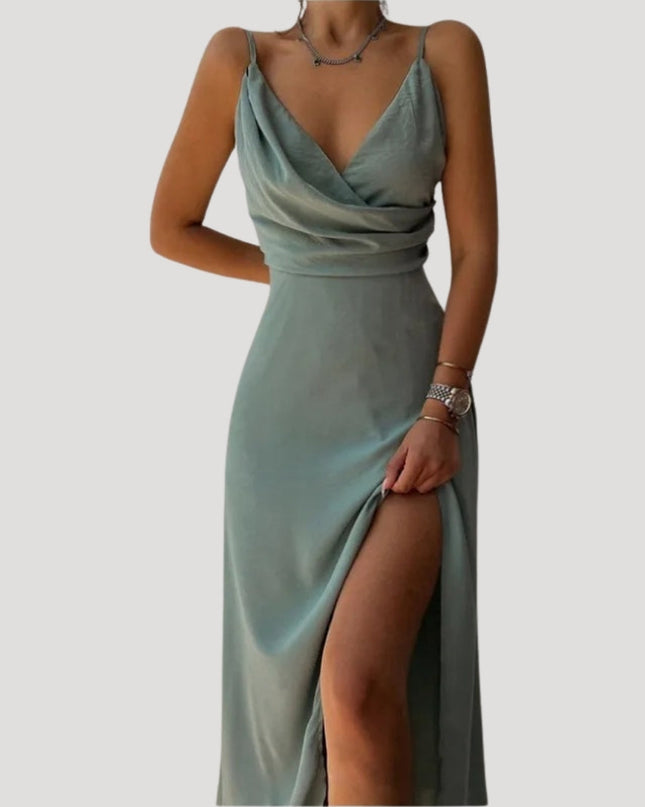 Chloe | Women Wedding Guest Slit Maxi Dress
