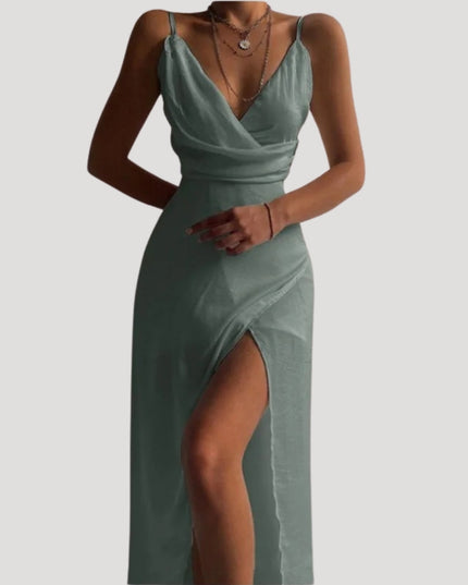 Chloe | Women Wedding Guest Slit Maxi Dress