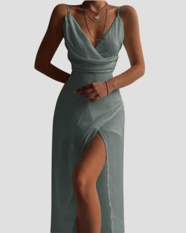 Chloe | Women Wedding Guest Slit Maxi Dress