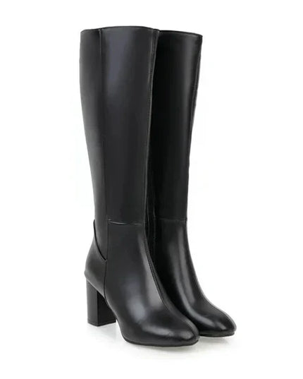 Claire | Women’s Knee-High Heeled Boots