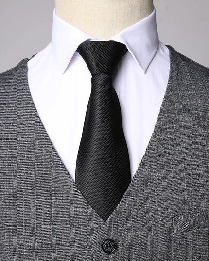 Elegant Slim Fit Men's 3-Piece Suit – Business Wedding Formal Set