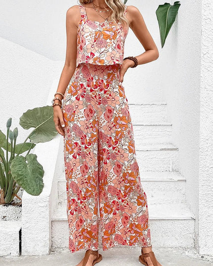 Nympha | Floral Wide-leg Jumpsuit