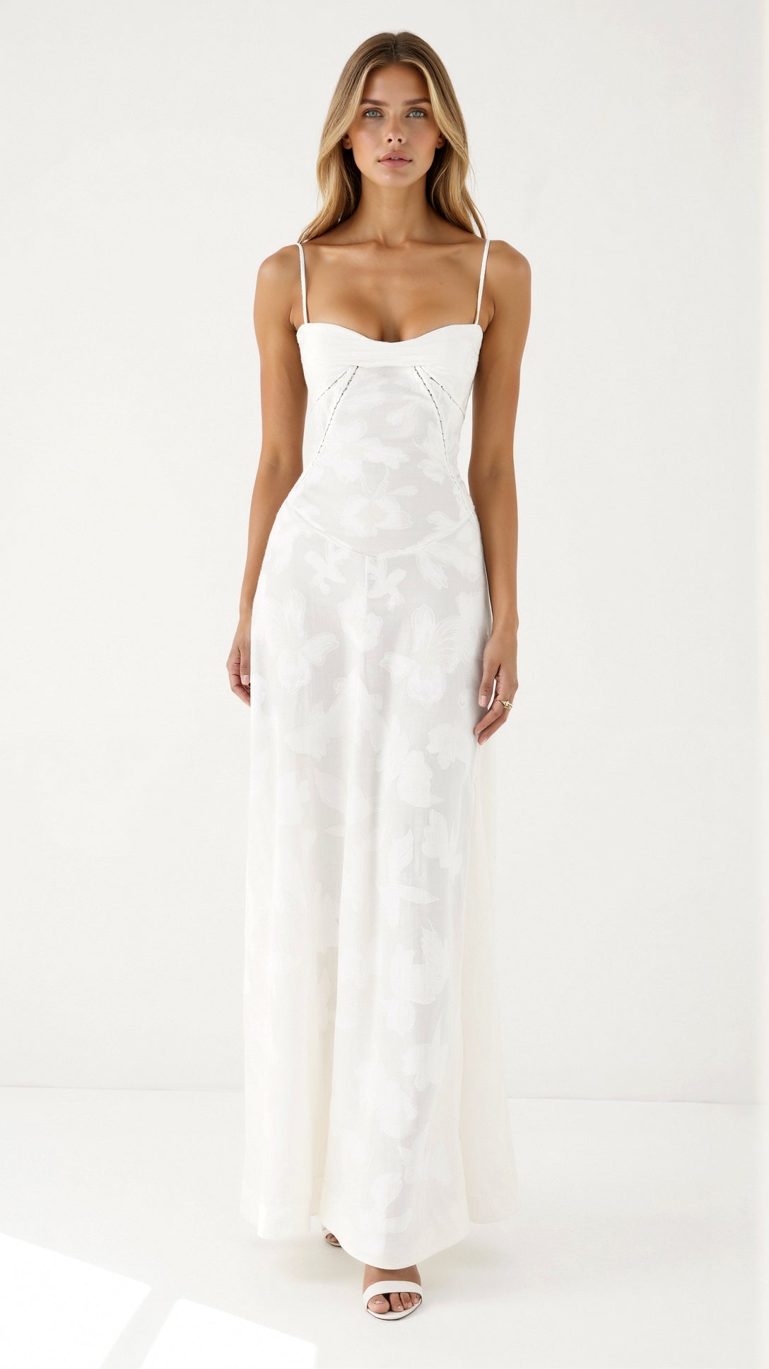 Donna | Women Wedding Guest Bustier Maxi Dress