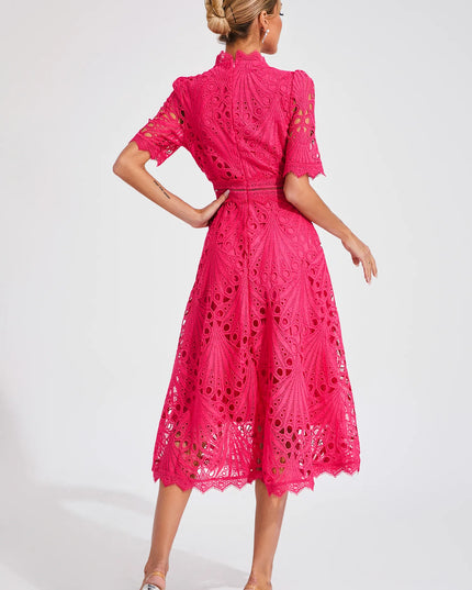 Willow | Women’s Chic Lace Midi Dress