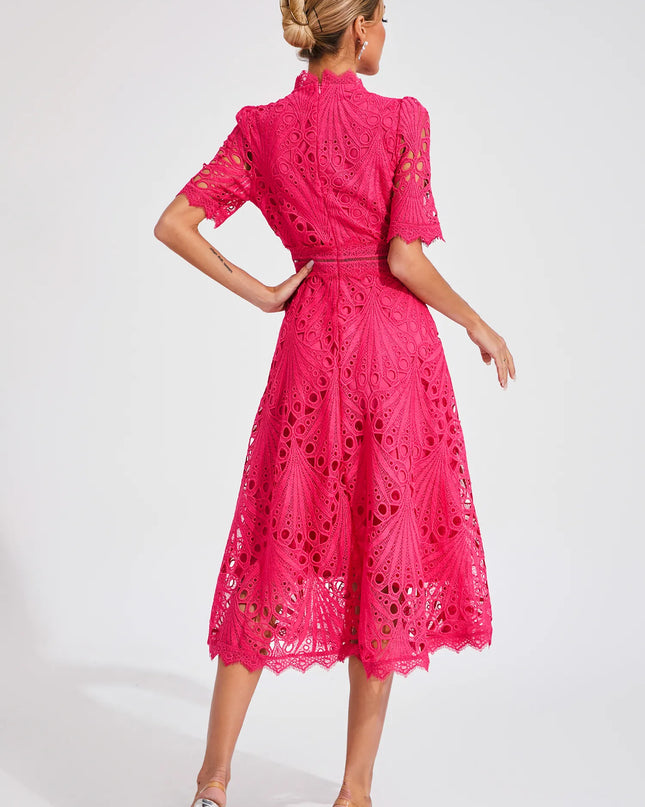 Willow | Women’s Chic Lace Midi Dress