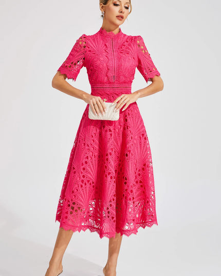 Willow | Women’s Chic Lace Midi Dress