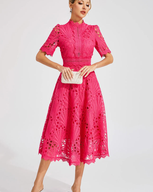 Willow | Women’s Chic Lace Midi Dress