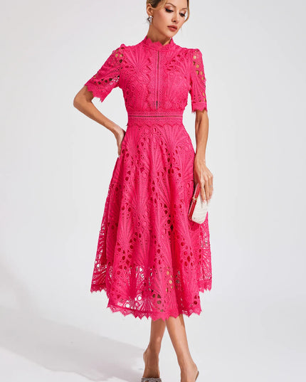 Willow | Women’s Chic Lace Midi Dress