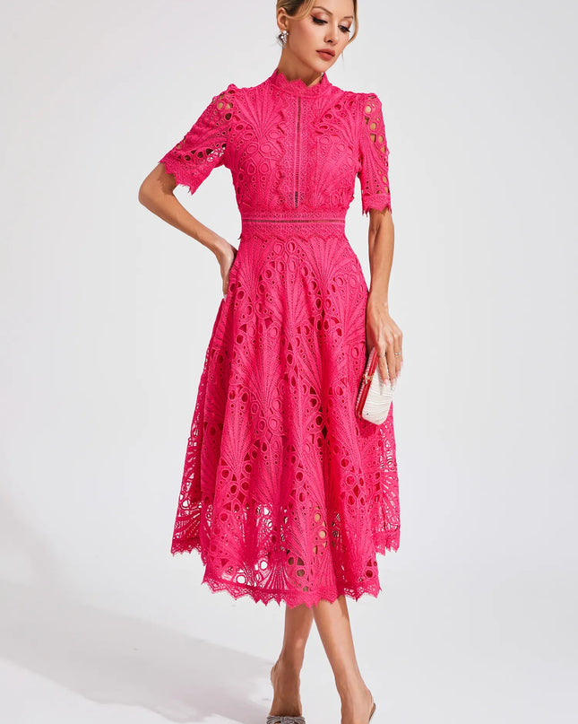 Willow | Women’s Chic Lace Midi Dress