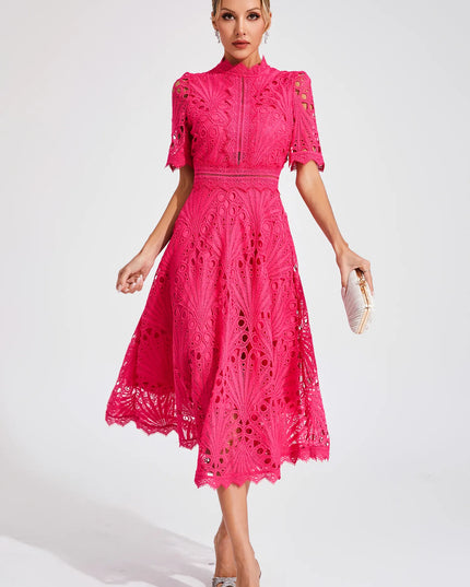 Willow | Women’s Chic Lace Midi Dress
