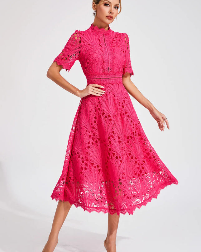 Willow | Women’s Chic Lace Midi Dress