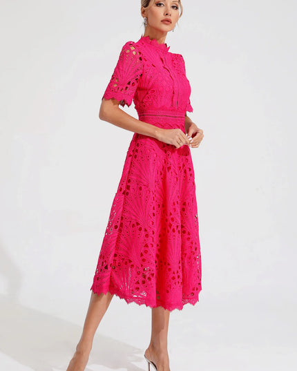 Willow | Women’s Chic Lace Midi Dress