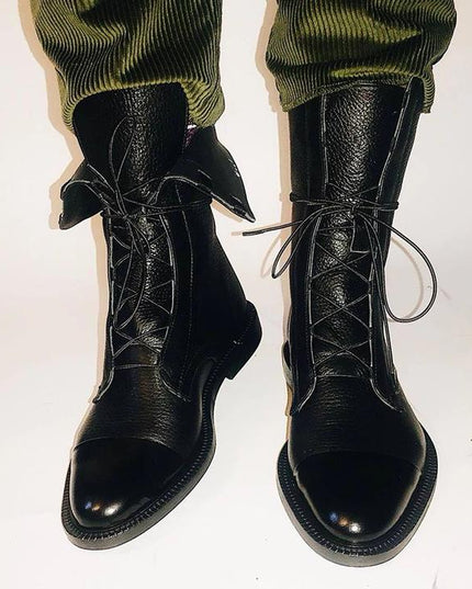 Sophia | Women’s Lace-Up Leather Ankle Boots