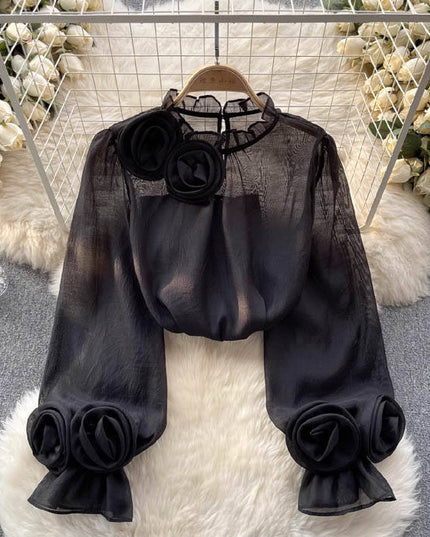 Georgia | Women’s Elegant Spring Belly Cover Blouse
