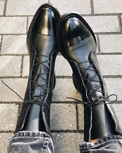 Sophia | Women’s Lace-Up Leather Ankle Boots