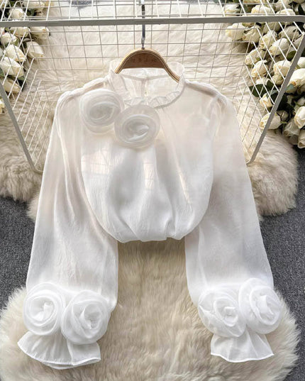 Georgia | Women’s Elegant Spring Belly Cover Blouse