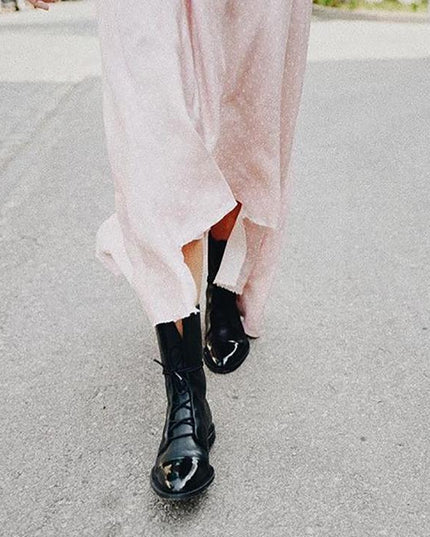 Sophia | Women’s Lace-Up Leather Ankle Boots