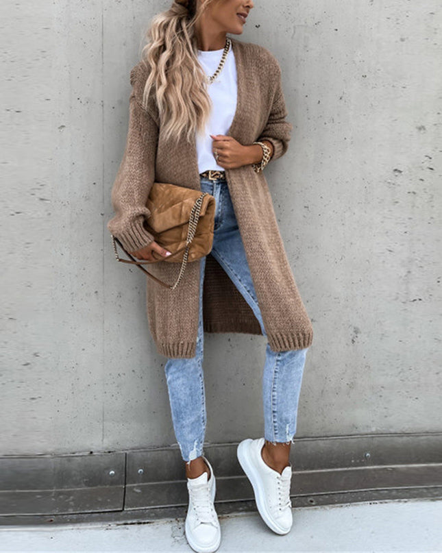 Lauren | Women’s Relaxed Fit Long Open Front Cardigan