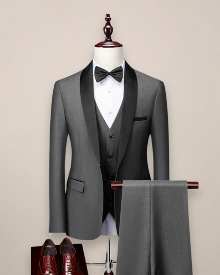 Men’s 3-Piece Slim Fit Tuxedo – Tailored Sophistication for Formal Occasions