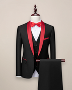 Black with Red / S