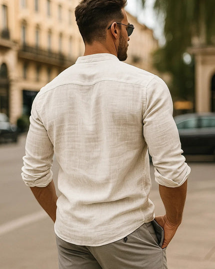 Men’s 3/4 Sleeve Casual Shirt – Relaxed Fit for Effortless Style