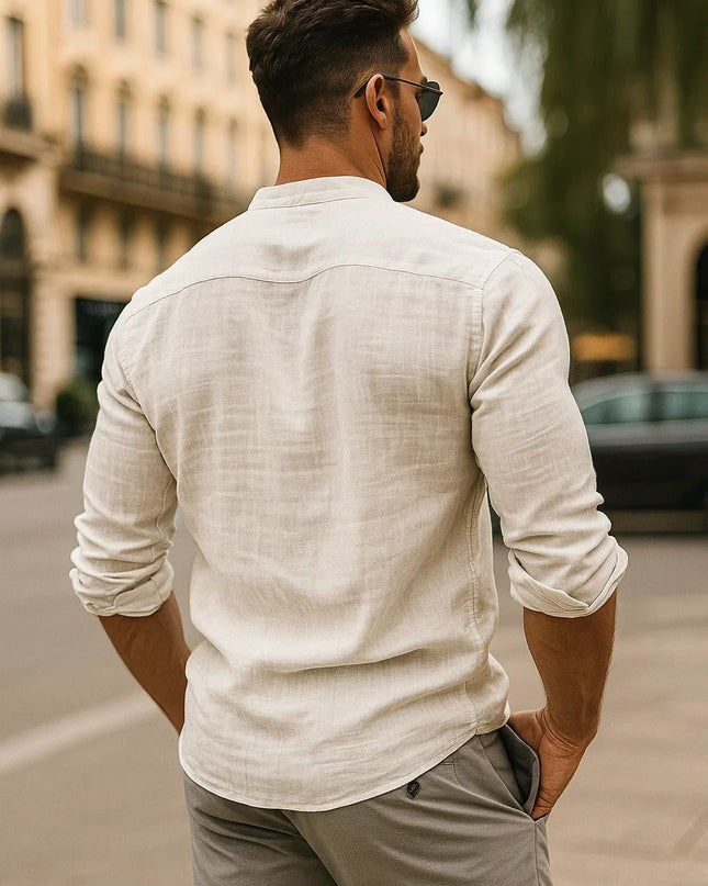 Men’s 3/4 Sleeve Casual Shirt – Relaxed Fit for Effortless Style