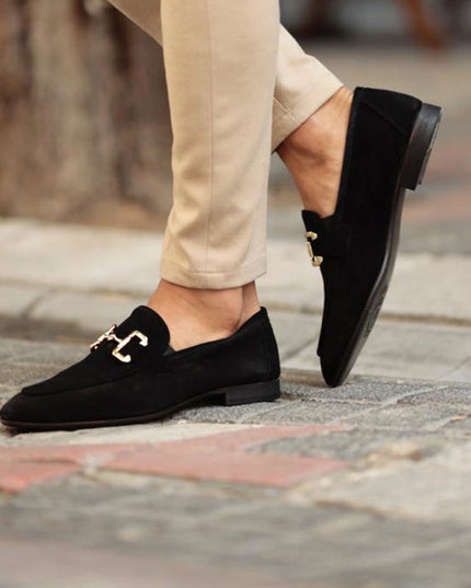 Men’s Almond Toe Horse bit Loafers – Semi-Formal Elegance
