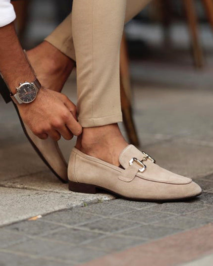 Men’s Almond Toe Horse bit Loafers – Semi-Formal Elegance