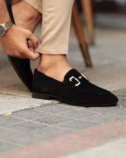 Men’s Almond Toe Horse bit Loafers – Semi-Formal Elegance