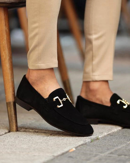 Men’s Almond Toe Horse bit Loafers – Semi-Formal Elegance