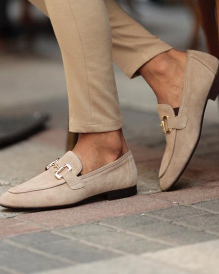 Men’s Almond Toe Horse bit Loafers – Semi-Formal Elegance