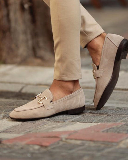 Men’s Almond Toe Horse bit Loafers – Semi-Formal Elegance