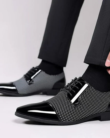 Men’s Brogue Oxford Dress Shoes – Refined Formal and Business Style