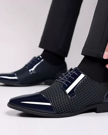 Men’s Brogue Oxford Dress Shoes – Refined Formal and Business Style