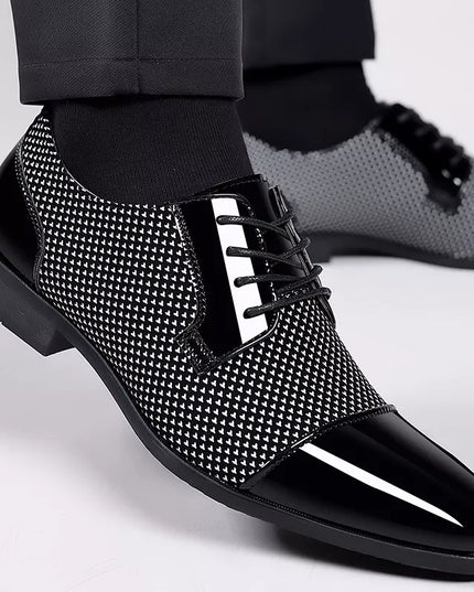 Men’s Brogue Oxford Dress Shoes – Refined Formal and Business Style