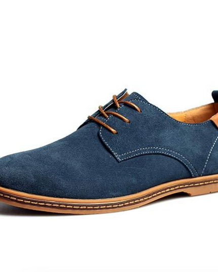 Men’s Classic Dress Shoes – Timeless Round-Toe Design with Refined Detailing