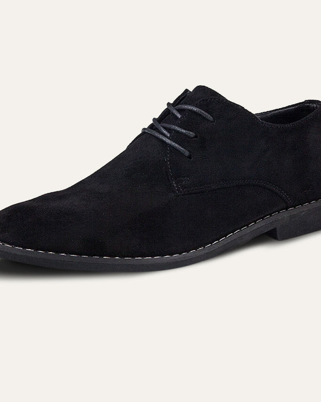 Men’s Classic Lace-Up Dress Shoes – Smart Suede Design for Weddings and Formal Occasions