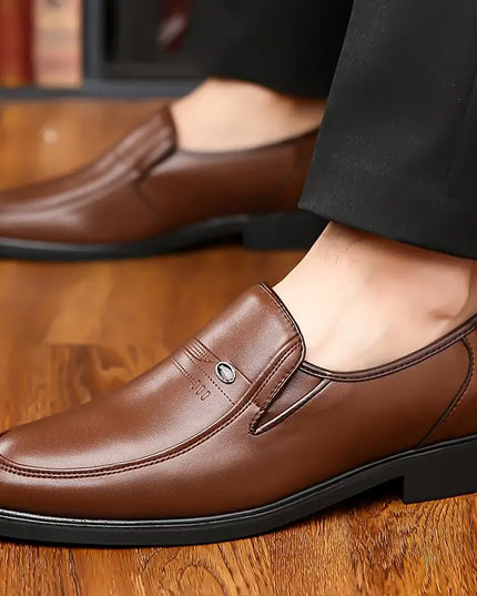 Men’s Classic Penny Loafers – Polished Slip-On Dress Shoes