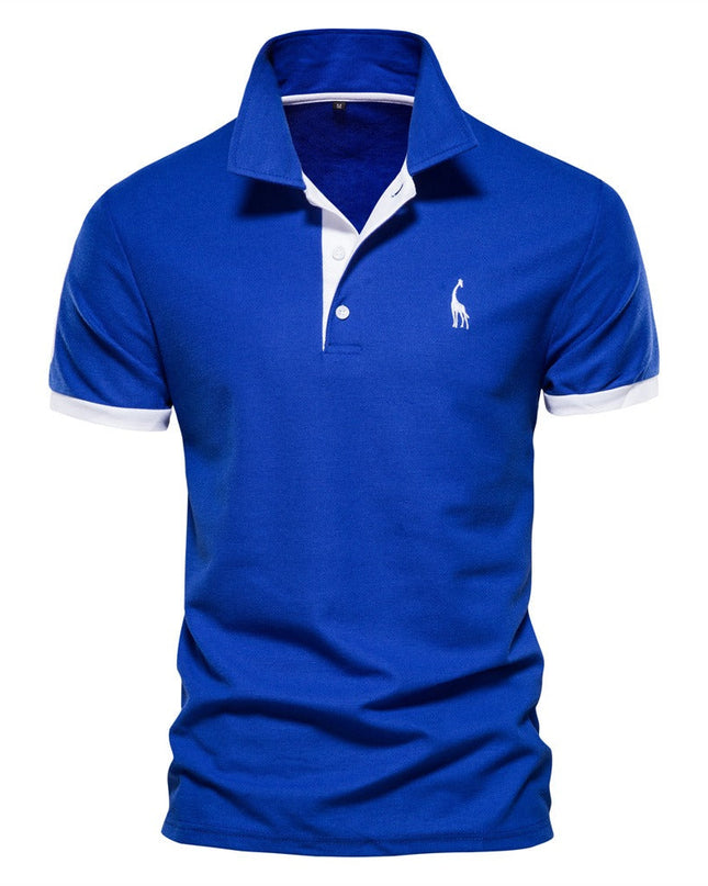 Men’s Classic Short-Sleeved Polo Shirt – Smart Casual Summer Essential