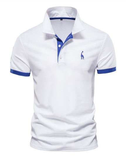 Men’s Classic Short-Sleeved Polo Shirt – Smart Casual Summer Essential