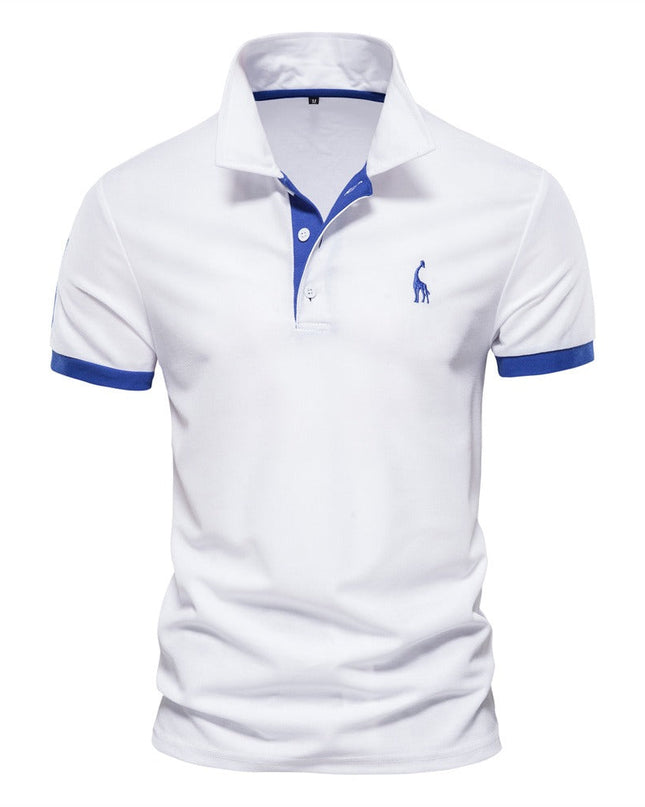 Men’s Classic Short-Sleeved Polo Shirt – Smart Casual Summer Essential