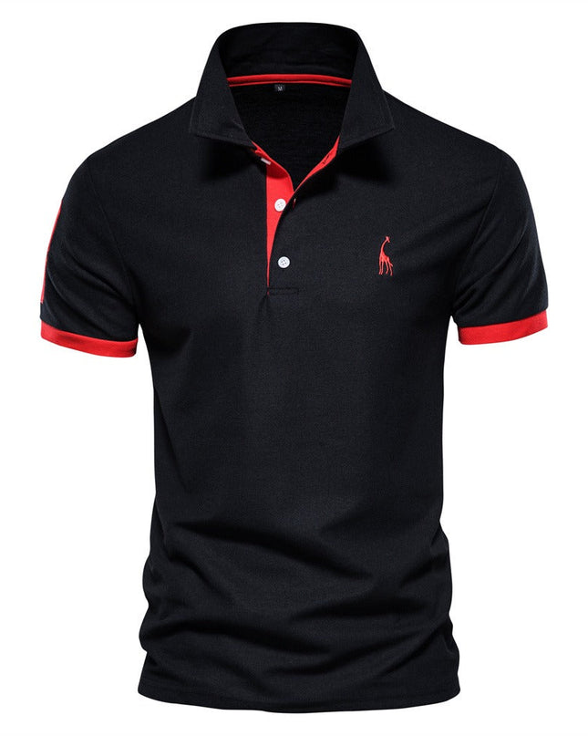 Men’s Classic Short-Sleeved Polo Shirt – Smart Casual Summer Essential