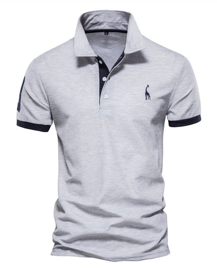 Men’s Classic Short-Sleeved Polo Shirt – Smart Casual Summer Essential