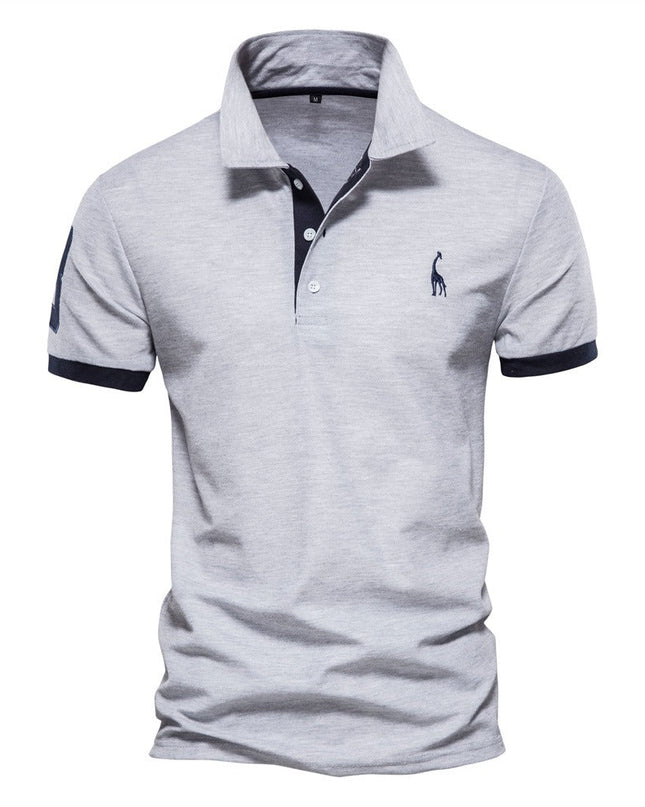 Men’s Classic Short-Sleeved Polo Shirt – Smart Casual Summer Essential