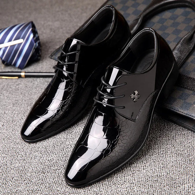 Men’s Elegance Oxford Shoes – Classic Formal Style – Polished Finish